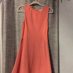 Bar III Coral A Sleeveless Dress